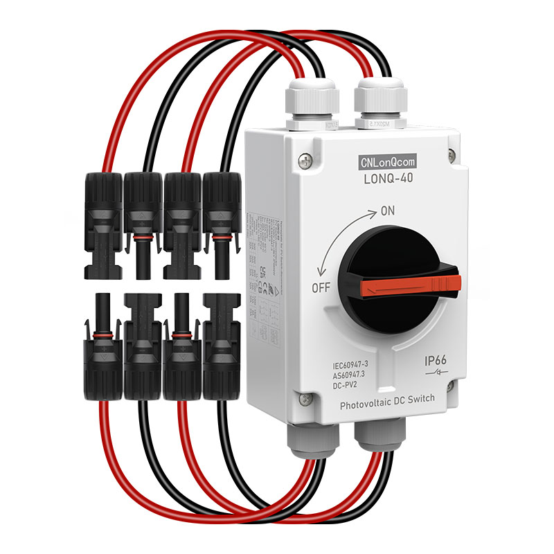 PV прекъсвач DC1200V 32A с PV кабел 2in 2out